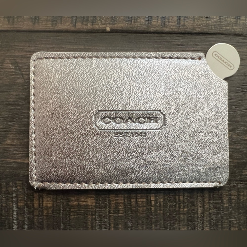 Coach pocket mirror